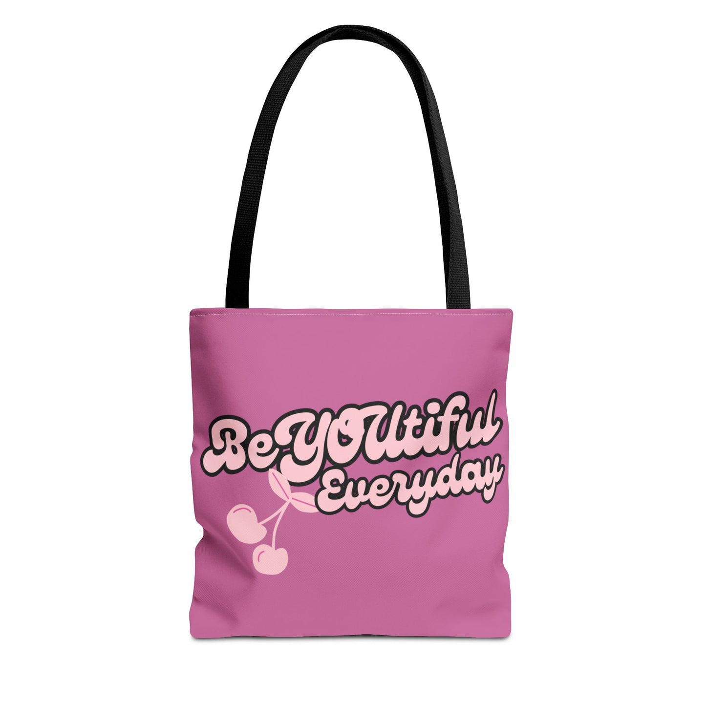 Chic Cherry Tote Bag - BeYOUtiful Everyday-Inside & Out