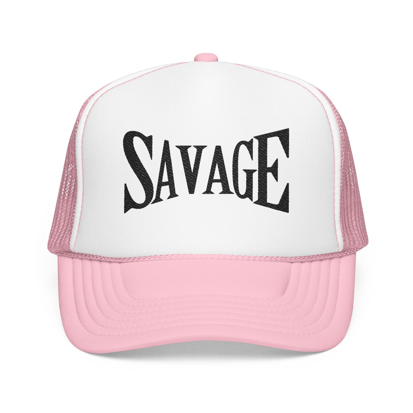 SAVAGE embroidered Foam Trucker Hat – Bold Style, Classic Edge