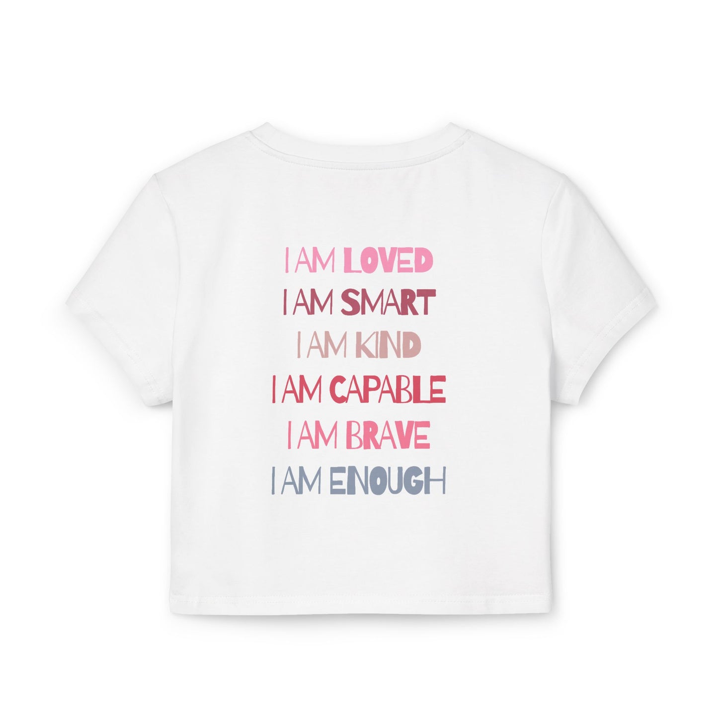 Happy Good Day-Women's Baby Tee