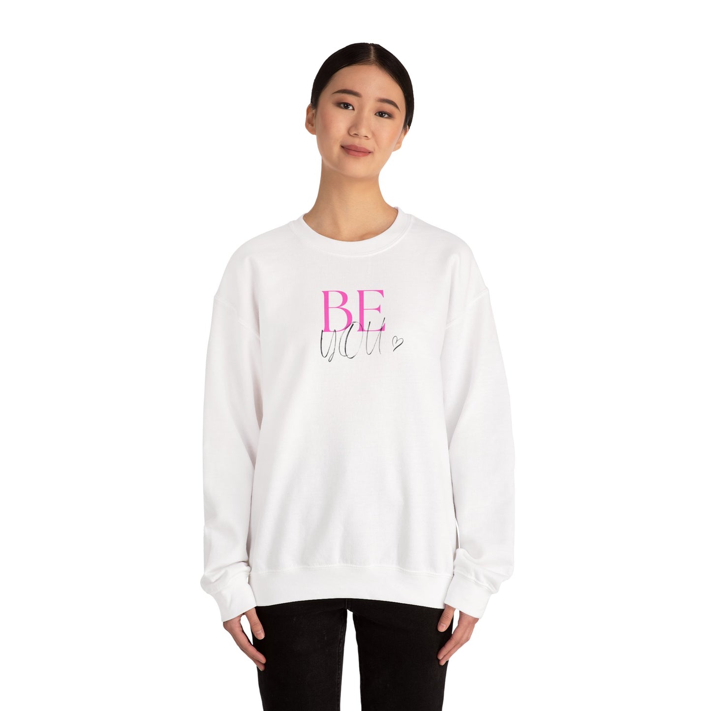 BE YOU Heavy Blend Crewneck Sweatshirt