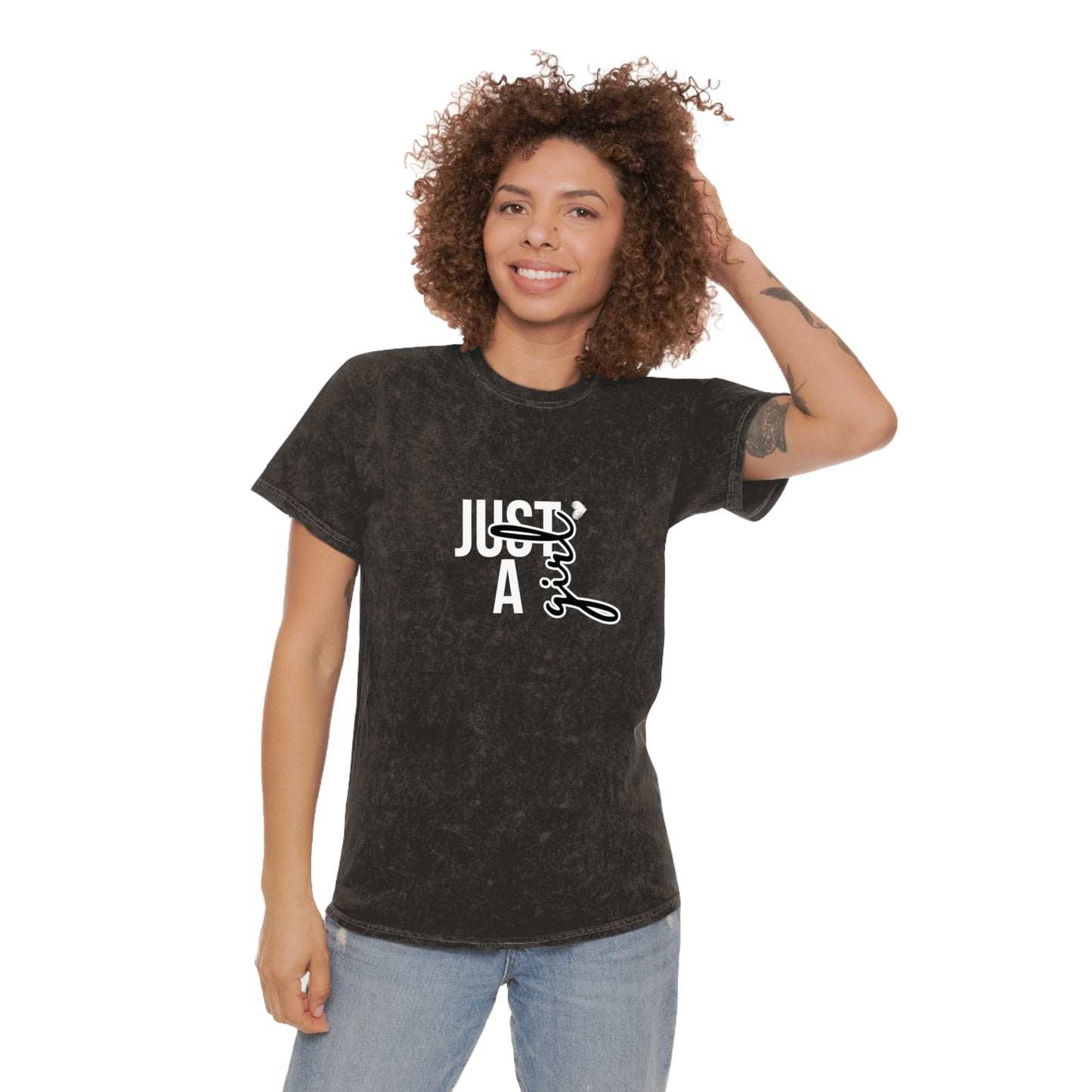 Just a Girl / Full Savage Mineral Wash T-Shirt