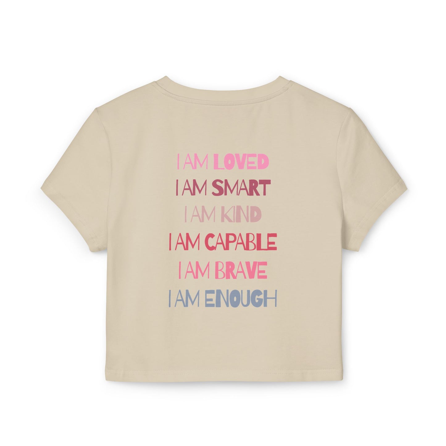 Happy Good Day-Women's Baby Tee