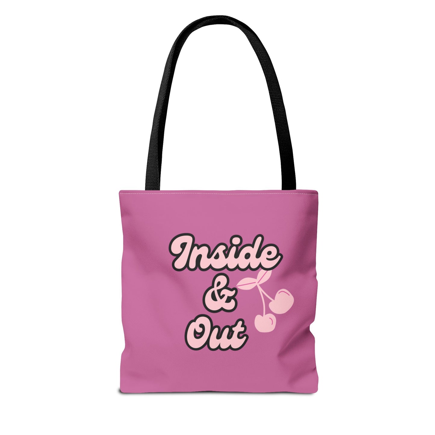 Chic Cherry Tote Bag - BeYOUtiful Everyday-Inside & Out