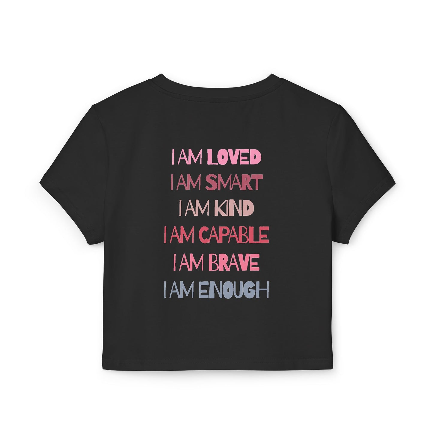 Happy Good Day-Women's Baby Tee