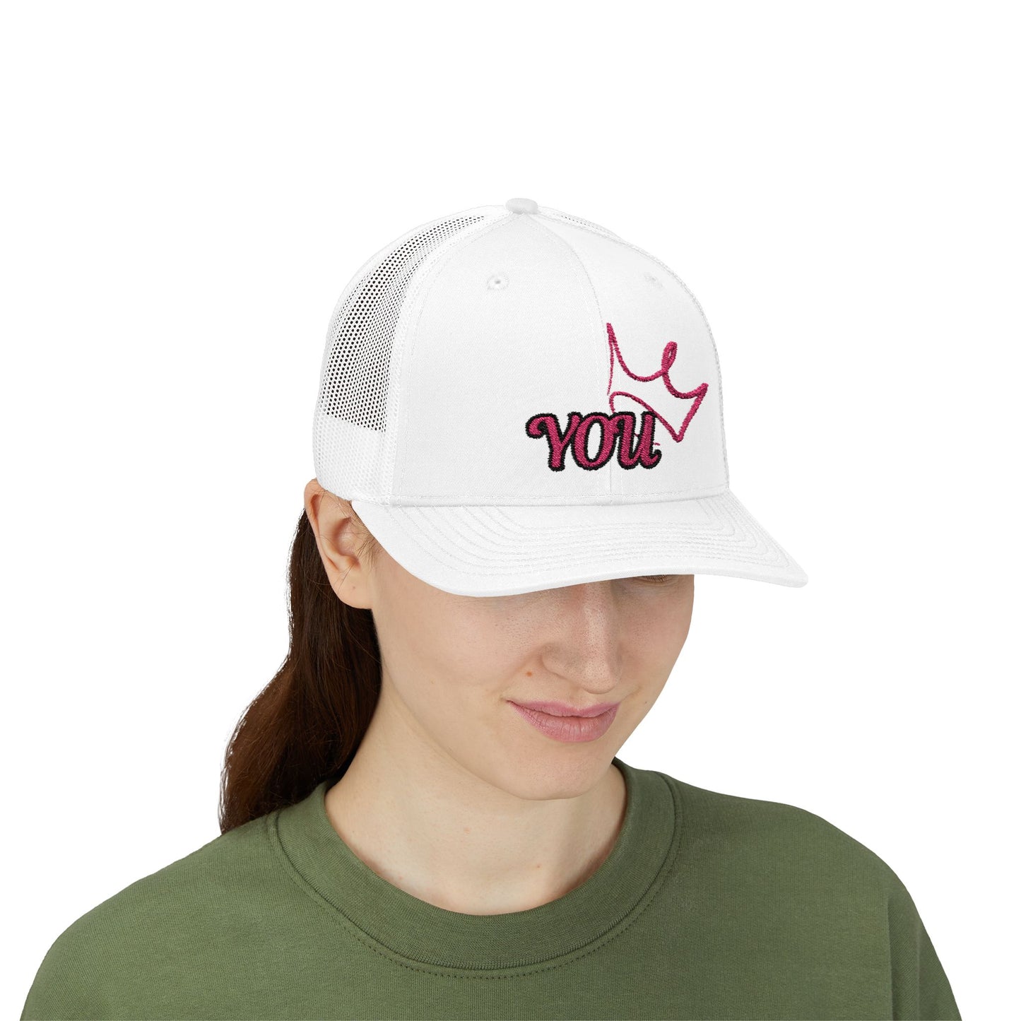 Stylish "YOU are Crowned" Trucker Cap