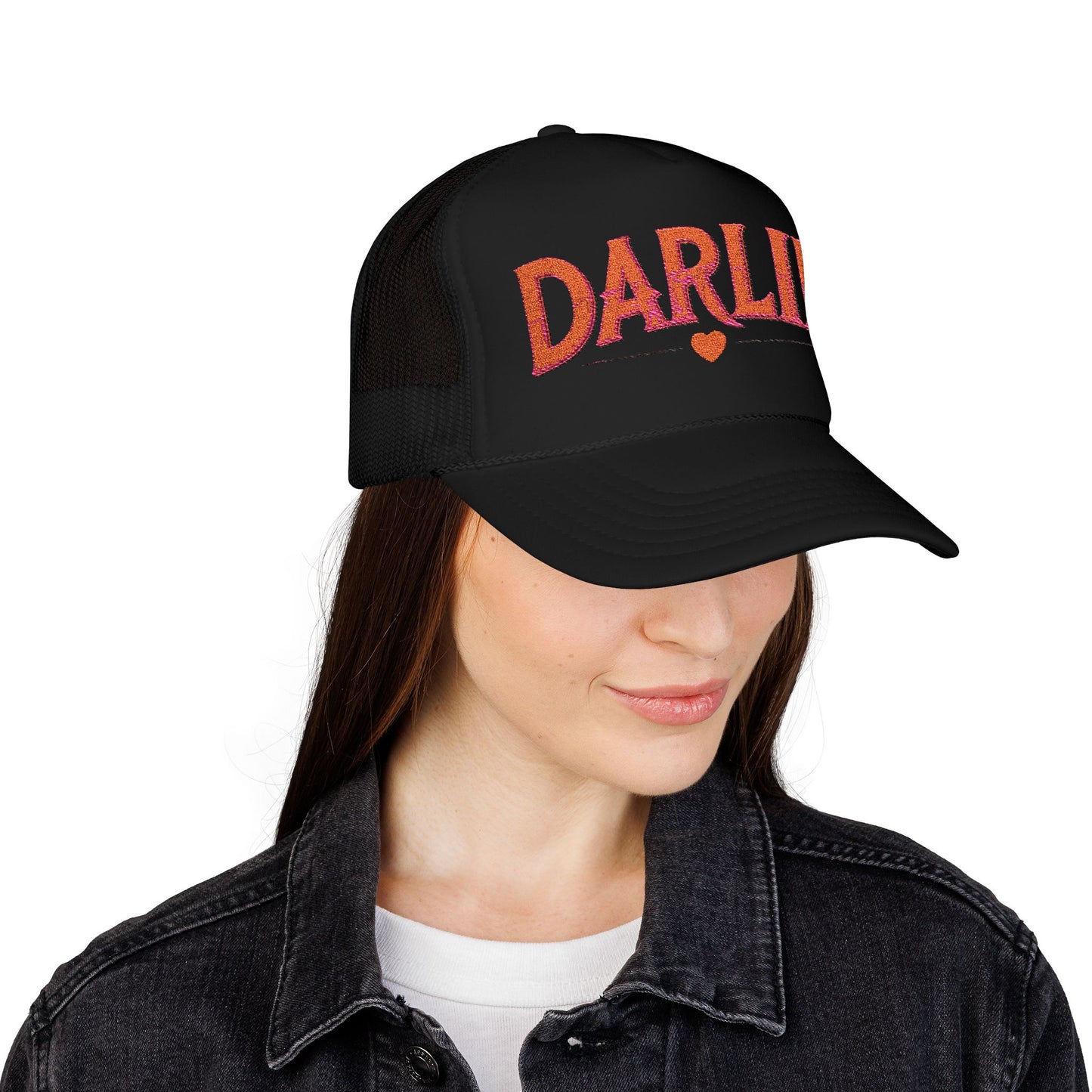 Darlin' Embroidered Foam Trucker Hat
