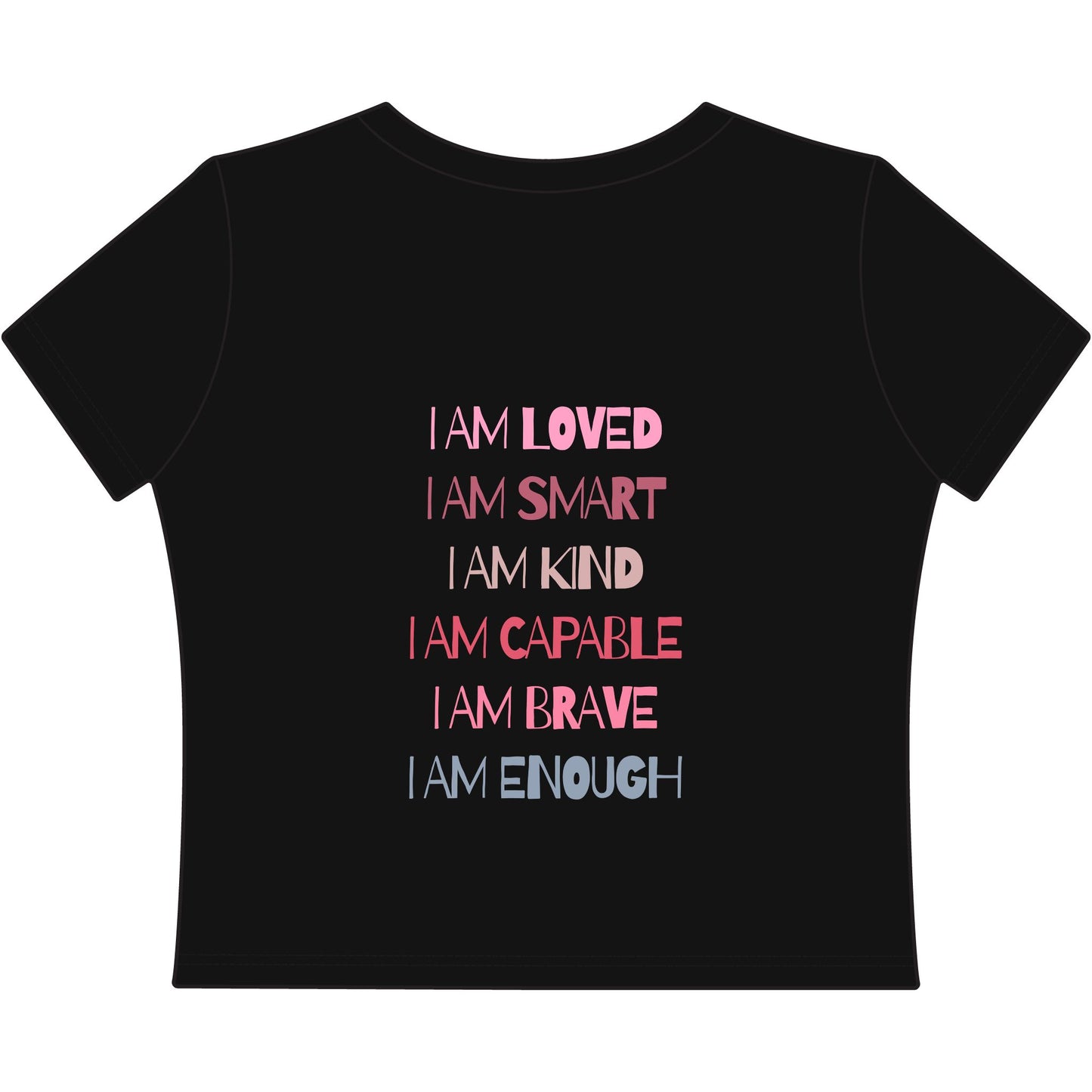 Happy Good Day-Women's Baby Tee