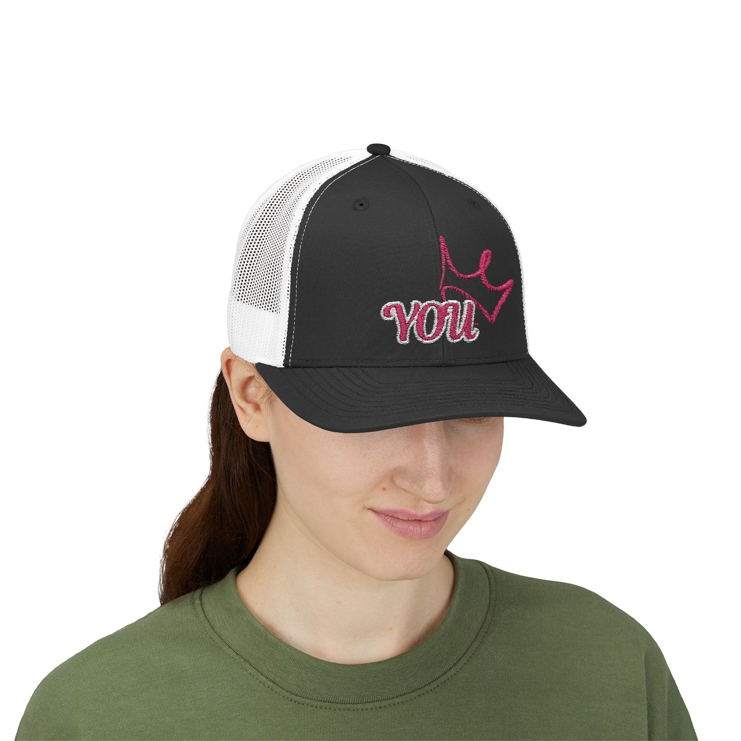 Stylish "YOU are Crowned" Trucker Cap