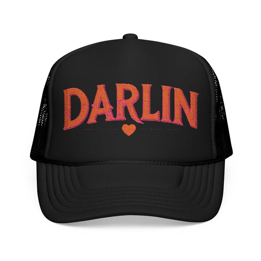 Darlin' Embroidered Foam Trucker Hat