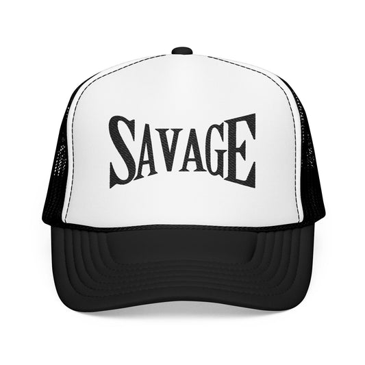 SAVAGE embroidered Foam Trucker Hat – Bold Style, Classic Edge