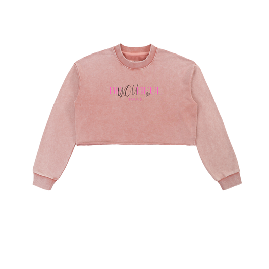 ConfidenceCollection,Loungewear,BeYOUtifulTOUCH,ConfidenceApparel,CroppedSweatshirt,CozyCollection,SnowWashedSweatshirt,CasualEverydayWear